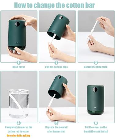 SKmoon Humidifier Filter Refill Sticks 50 Pieces Humidifier Sticks Cotton Travel Humidifier Sticks Car Humidifier Replacement Parts for Mini Portable Personal USB Powered Humidifiers - Buy Online on GoSupps.com