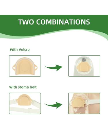 10 Pairs of Hook and Loop Fasteners for Stoma Guard Security Shield - Secure Your Comfort | International Shipping Available - Buy Online on GoSupps.com