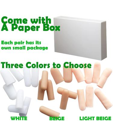 14 PCS Silicone Finger Cots for Trigger Finger, Hand Eczema, Arthritis - Soft Gel Finger Protectors - Reusable Finger Caps - Beige - Buy Online on GoSupps.com