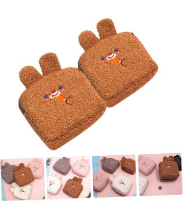Mobestech 6 STK Kawaii Plush Wallet - Period Pocket Organizer & Cosmetic Bag for Tampons & Sanitary Pads | Perfect for School & Travel - Buy Online on GoSupps.com