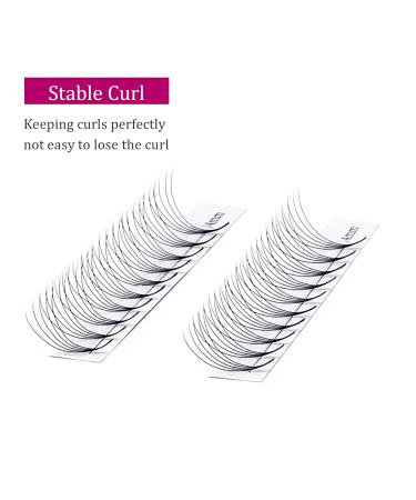 Shop 5D Russian Eyelash Extensions - Prefabricated Fans 0.05mm D Curl (8-14mm) for Stunning Lashes - Buy Online on GoSupps.com