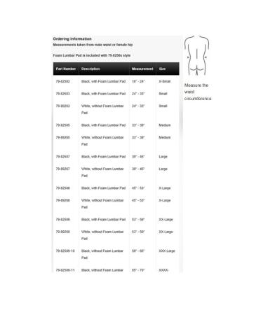 ProCare Sacro-Lumbar Support with Compression Straps - XXLarge Black | International Shipping Available - Buy Online on GoSupps.com