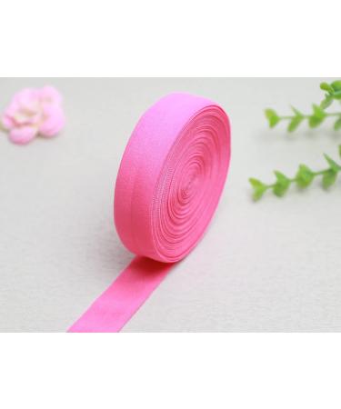 JESEP Fold Over Elastic 3/4'' 20mm Stretch FOE Ribbon for Headbands - Rose - Buy Online on GoSupps.com