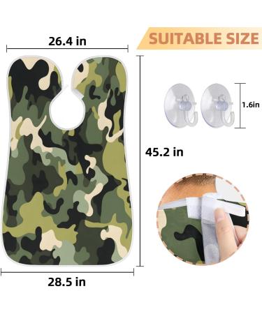 Camouflage Beard Bib Apron for Men | Hair Catcher & Shaving Gift | Perfect for Father's Day & Anniversaries - Buy Online on GoSupps.com