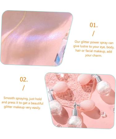 FRCOLOR 4pcs High Gloss Dusting Body Powder Sparkle Shimmering Spray Powder Miss Loose Powder Highlight 7.5x7cm x4pcs Purplex4pcs - Buy Online on GoSupps.com