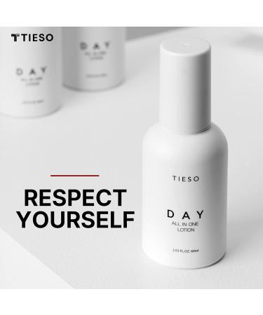 TIESO All-in-One Daily Moisturizer for Men | Hypoallergenic Oil-Free Non-Comedogenic Face Lotion - 2.03 Fl. Oz | International Shipping Available - Buy Online on GoSupps.com