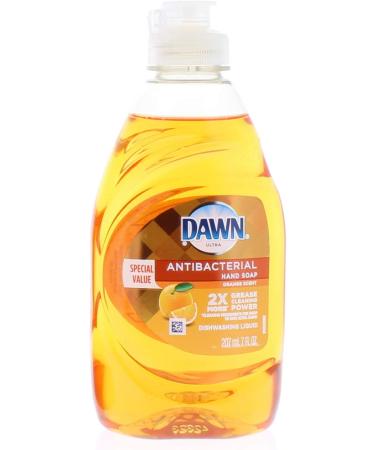 Dawn Ultra Antibacterial Orange Scent Dishwashing Liquid 7oz (2 Pack, 14 Fl Oz Total) - Buy Online on GoSupps.com