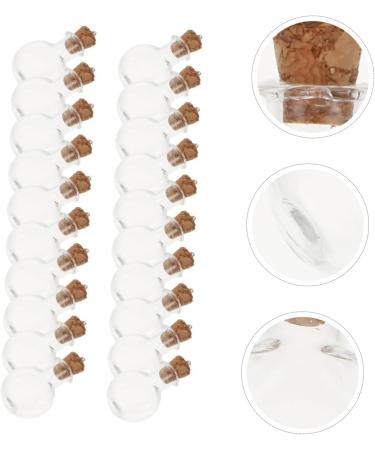 Zerodeko Storage Bottles 40 Pcs Mini Wishing Bottle Glass Bottle Cork Decorative Bottle Bed Room Decor As Shownx2pcs 2.8x2cmx2pcs - Buy Online on GoSupps.com