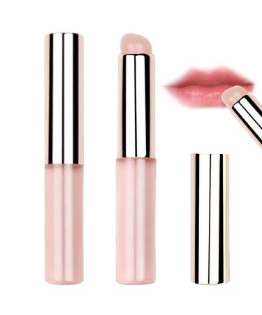 2 PCS Lipstick Brush Reusable Lip Brush with Dust Cover Lip Applicator Soft Elastic Silicone Lip Brush Multi Functional Silicone Lip Applicator for Lipsticks Lip Gloss Lip Balm Lipstick Brush