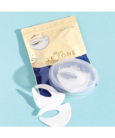DHC Rich Eye Zone Care Pack - 6 Applications for Fine Lines, Puffiness & Collagen - All Skin Types - Buy Online on GoSupps.com