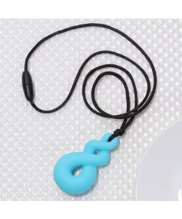 Healifty Sensory Chew Necklaces - 2 Pack Silicone Chewy Necklace Toys for Kids - Teething & Sensory Assorted Color - Buy Online on GoSupps.com