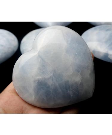 3.388lb Natural Gorgeous Celestite Heart Stone. Reiki Crystal Specimen JZIGTDEM - Buy Online on GoSupps.com
