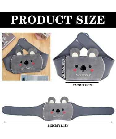 Rubber Heat Bottle with Soft Waist Cover - Hot Water Bag for Neck Shoulder Back Legs & Waist Warmth | International Shipping - Buy Online on GoSupps.com