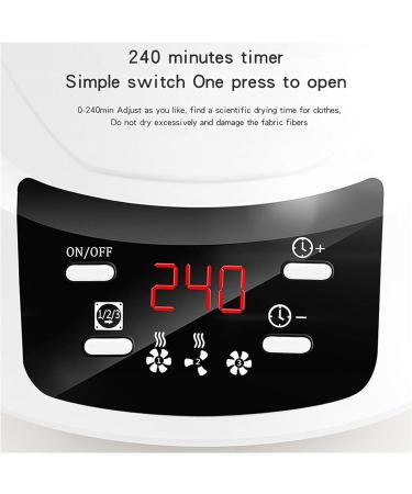 small clothes dryer Electric Clothes Dryer Portable Silent Electric Warm Air Dryer Clothes Drying Rack Machine with Timing & Remote Control Household Clothes Dryer Electric Indoor Home Clothes Drying - Buy Online on GoSupps.com