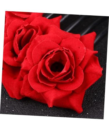 Angoily 1pc Womens Hair Accessories Black Hair Clips Pearl Hair Barrettes Wedding Headpiece for Bride Barrettes for Women Flower Hair Accessories Hairbrush for Women Hair up - Buy Online on GoSupps.com