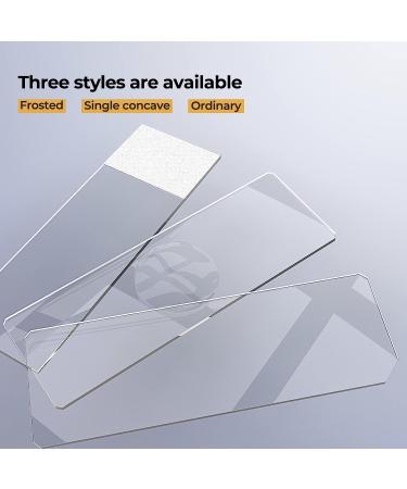 Vabiooth 50 Pcs Pre-Cleaned Blank Microscope Slides Kit with 100 Pcs Coverslips - Ideal for Monocular, Binocular, and Trinocular Microscopes - Buy Online on GoSupps.com