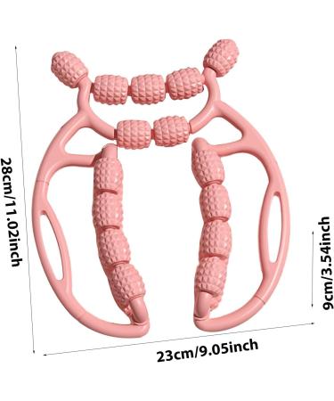 LAG Massage Roller - Handheld Circular Leg Muscle Roller with 23 Wheels | Ergonomic Portable Massager for Muscle Relaxation - Ideal for Boys & Girls - Buy Online on GoSupps.com