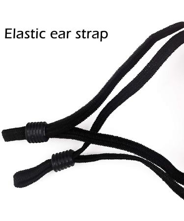 Set of 2 Reusable Adjustable 3-Layer Clear Black Game Face Masks - Gyothrig - Buy Online on GoSupps.com