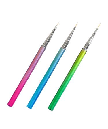 Nail Liner Brush Professional Brushes | Brush for Long Thin Details Fine Drawing Liner Brush Polish Painting 7/9/11mm