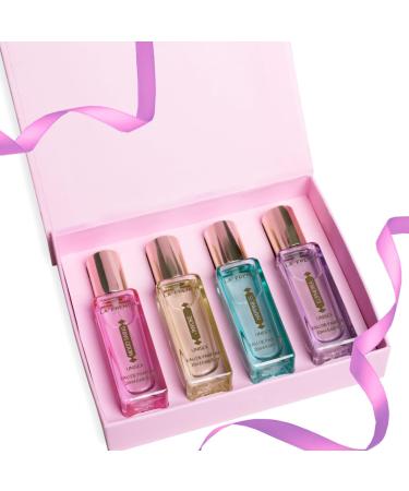 LA' French Niche Edition Luxury Perfume Gift Set 4 | Extra Long Lasting Fragrance | Eau De Parfum Scent | Euphoria | Mood Swing | Happiness | Invoke | Unisex Gift Set (20 Ml (Pack Of 1))