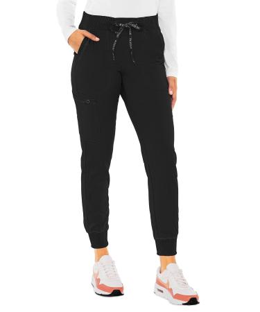 Med Couture Touch Women's Jogger Yoga Pant Medium Black