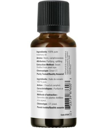 Now Foods Rosemary Oil (Rosmarinus officinalis)30mL - Buy Online on GoSupps.com