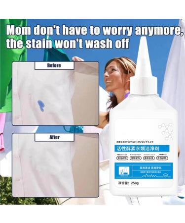 Active Enzymes for Clothes Cleaning Active Enzyme Laundry Stain Remover Stain Remover for Clothes Stubborn Stains Cleaner (2Pcs) - Buy Online on GoSupps.com
