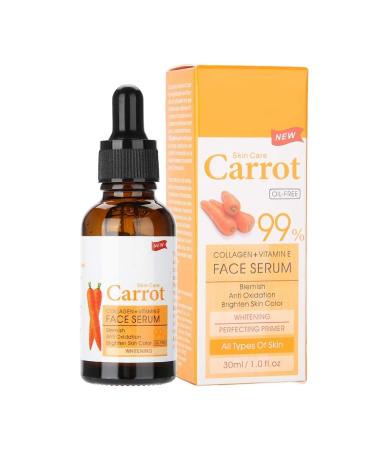 Dgtrhted Carrot Serum,30ml Face Serum Anti-Whitening Aging Anti Wrinkle Moisturizing Face Lifting Carrot Essence