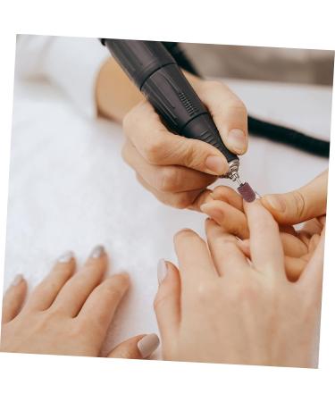 Sosoport 1 Set Nail Sand Ring Cap Nail Drill Bits Nail Dedicated Grinding Head Cap Portable Handpiece File ceramic nail drill bit Nail Drill Kit nail bit to rotate alloy head box white 8x6cm White - Buy Online on GoSupps.com
