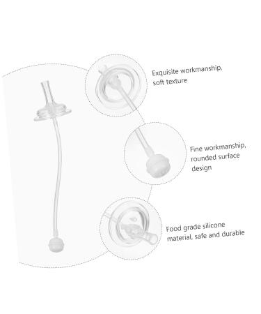 Ibasenice Baby Bottles - 8 Pack Silicone Lids Heat-Resistant Feeding Bottles for Infants Transparent Design - Perfect for International Shipping - Buy Online on GoSupps.com