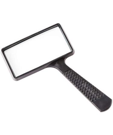 Magnifying Glasses for Hobbies Reading Magnifier Reading Magnifier - 10 Times Reading HD Glass Rectangular Hand-held Magnifying Glass Reading Reading Newspaper Dedicated Elderly Magnifying Mirror