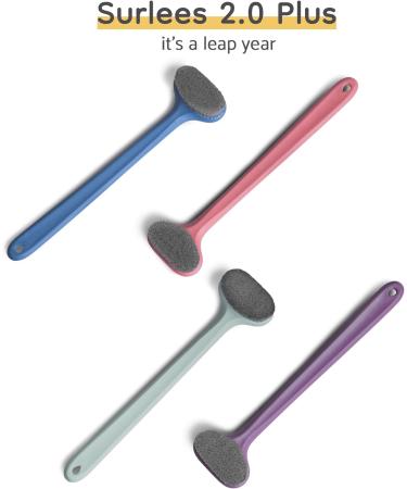 Surlees Back Scrubber for Men Women & Elderly - 38 cm Bath Brush for Showers | Durable & Easy to Use - Buy Online on GoSupps.com