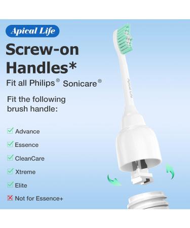 6 Pack Blue Replacement Heads for Philips Sonicare E-Series Electric Toothbrush - Buy Online on GoSupps.com