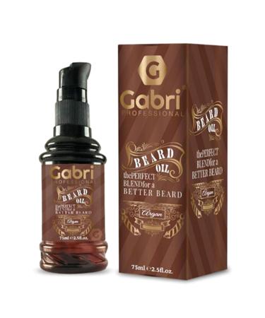 Gabri Beard Oil 75ml | Beard Oil | Enriched with Nutrition | Use the Power of Care with this Premium Beard Care Oil for a Healthy and Shiny Beard