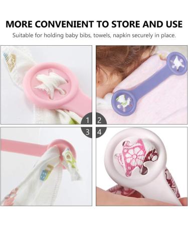 TOYANDONA 6pcs Adjustable Bib Clip Neck Strap Napkin Holder for Babies Elderly & Adults | Secure Lanyard Fixer for Everyday Use - Buy Online on GoSupps.com