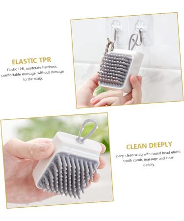 Magiclulu 2-in-1 Shampoo Brush & Scalp Massager for Kids & Adults - Gentle Hair Cleaning & Massage Device - Buy Online on GoSupps.com
