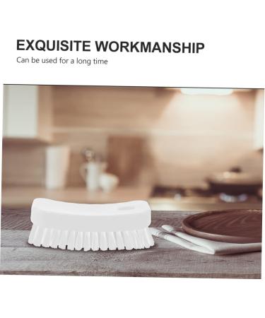 Mikinona Nail Brush Cleaning Scrubber Manicure Fingernail Scrubber Fingernail Clean Fingernail Scrubber Brush Nail Manicure Brush Foot Scrub Brush Handle White Small Brush Polyester - Buy Online on GoSupps.com