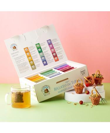 Les 2 Marmottes - Grand Coffret R coltes du Terrier 90 Sachets - 12 Infusions 3 Th s - Id al En Cadeau - Bien- tre Et Relaxation - Made In France - Sans ar mes ajout s - 134g R coltes du Terrier - 90 Sachets - Buy Online on GoSupps.com