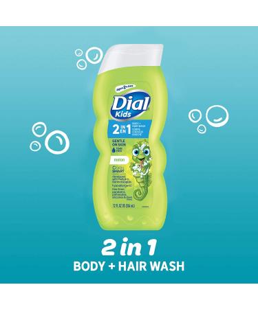 Dial Kids Watery Melon Scent Body & Hair Wash - Gentle Clean for Children 12 fl. oz - International Shipping Available - Buy Online on GoSupps.com
