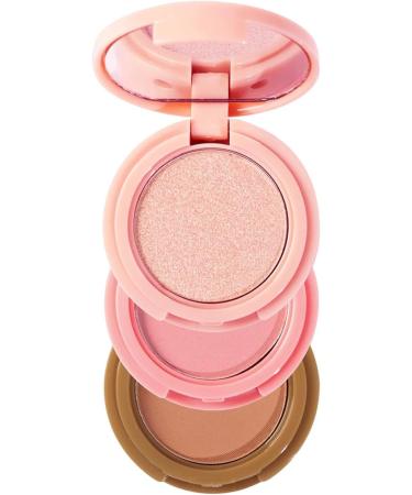  Wenmin Face Lightening Powder - 3 in 1 Blushes for Shimmer Eyeshadows Long Lasting Shimmer Contouring Sweatproof Long Lasting Shiny Look for Women Wenmin - Buy Online on GoSupps.com