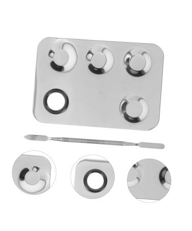 Ipetboom Nail Art Tools Set - Stainless Steel Makeup Mixing Plate & Scraper | Perfect for Foundation & Concealer - Buy Online on GoSupps.com