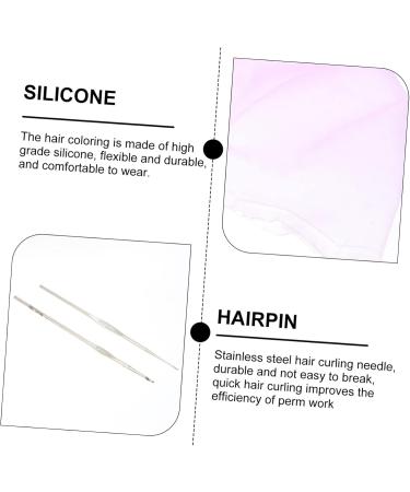 Angoily 1 Set Hair Color Highlighter Cap Hats Hair Dye Crochet Hook Dye Mixer Bowl Hairdressing Supplies Home Highlight Tool Silicone Hair Salon Caps Hair Coloring Hat Dye Caps - Buy Online on GoSupps.com