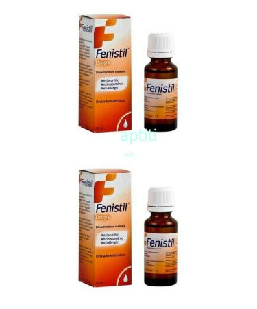 Fenistil Drops 40ml Insect Bites Itching Sunburn Rash Anti Pruritic Medicine