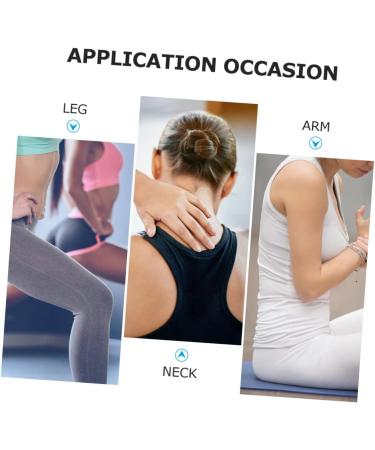 Orfofe Massage Roller - Portable Foot Massager & Yoga Device | Manual Leg Massage in Heavenly Blue & Black (27.5x24x5.5cm) - International Shipping Available - Buy Online on GoSupps.com