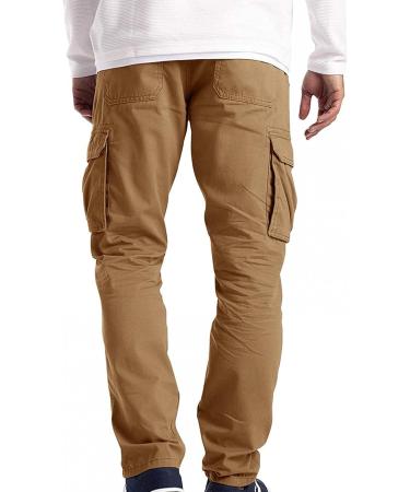Ronony Men s Cargo Vose Long Loose Fit Work & Leisure Pants - XL Khaki Outdoor Jogging & Hiking Pants - Buy Online on GoSupps.com