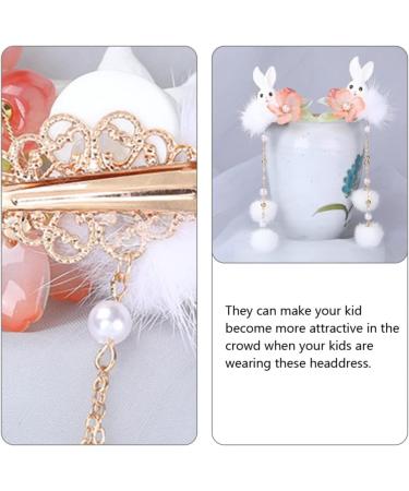 jojofuny 1 Pair Bunny Hairpin Alligator Hair Clips Sparkly Hair Accessories Kids Hairpins Hanfu Hair Ornaments Hair Barrettes Kids Hair Accessories Chinese Style Plush China Child - Buy Online on GoSupps.com