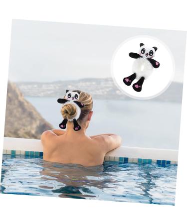 FRCOLOR Giant Panda Head Rope Black Tiara Black Scrunchies Tie Black Decor Rubber Bands Black Trendy Decor Black Trim Black Ponytail Animal Decor Hair Miss Elastic Band Fabric - Buy Online on GoSupps.com
