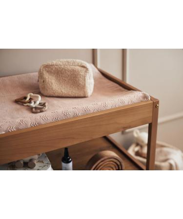 Jollein Changing Mat Cover Knit - Grain Knit Pink (50x70 cm) Wild Rose - Soft & Stylish for Baby - Buy Online on GoSupps.com