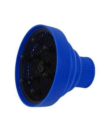 Pzuryhg Hair Dryer Hood Silicone Foldable Blow Dryer Nozzle Heat Resistant Soft Blow Dryer Accessory Multifunctional Hair Styling Supplies for Girls blue