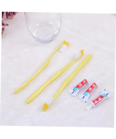 Minkissy 10-Piece Travel Toothbrush & Toothpaste Kit - Soft Bristle Hotel Essentials - Buy Online on GoSupps.com